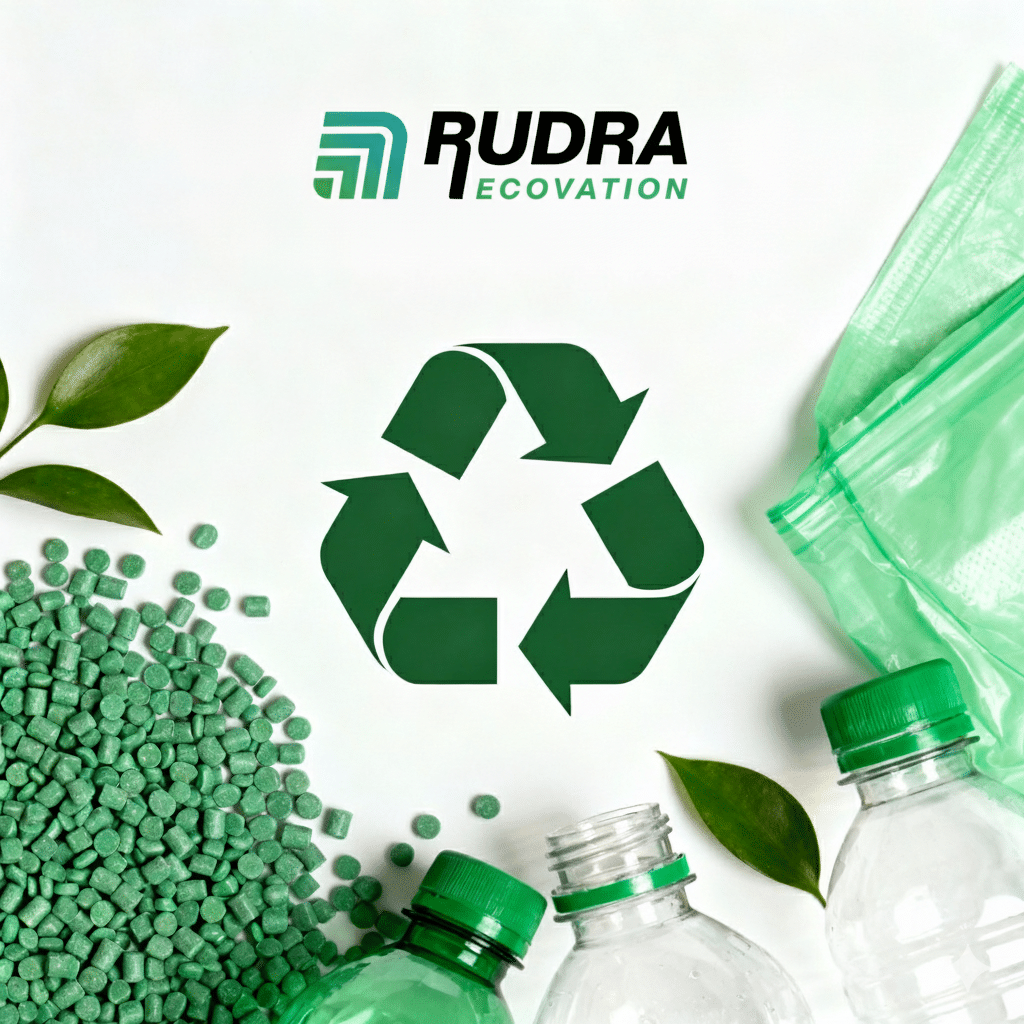 RPET Plastic Materials | Rudra Ecovation – Sustainable Materials for a Circular India