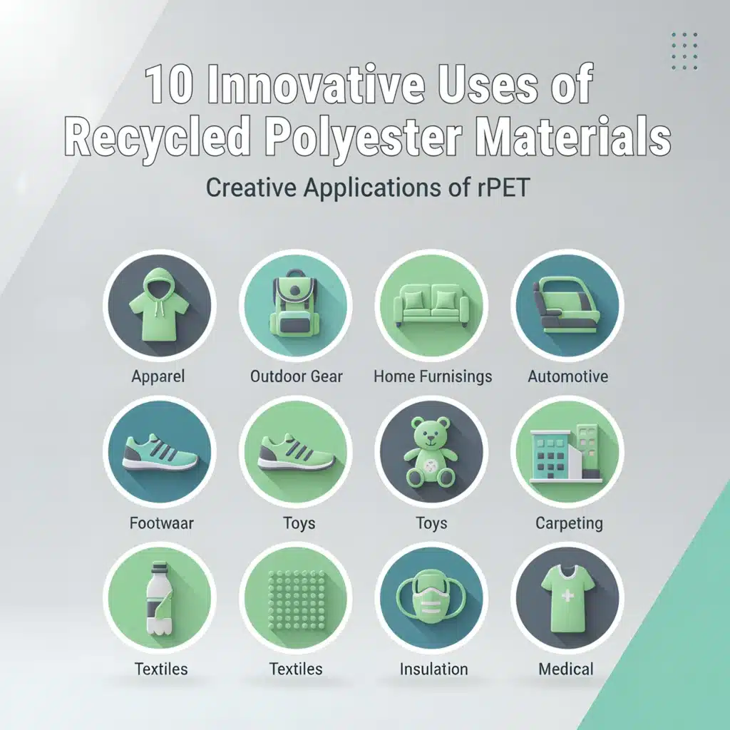 recycled polyester uses