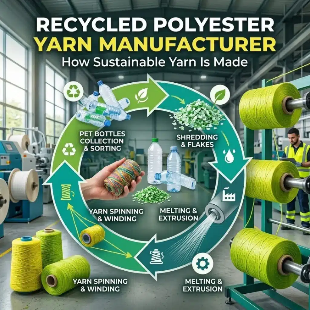 recycled polyester yarn manufacturer