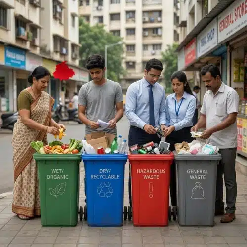4-way waste segregation
