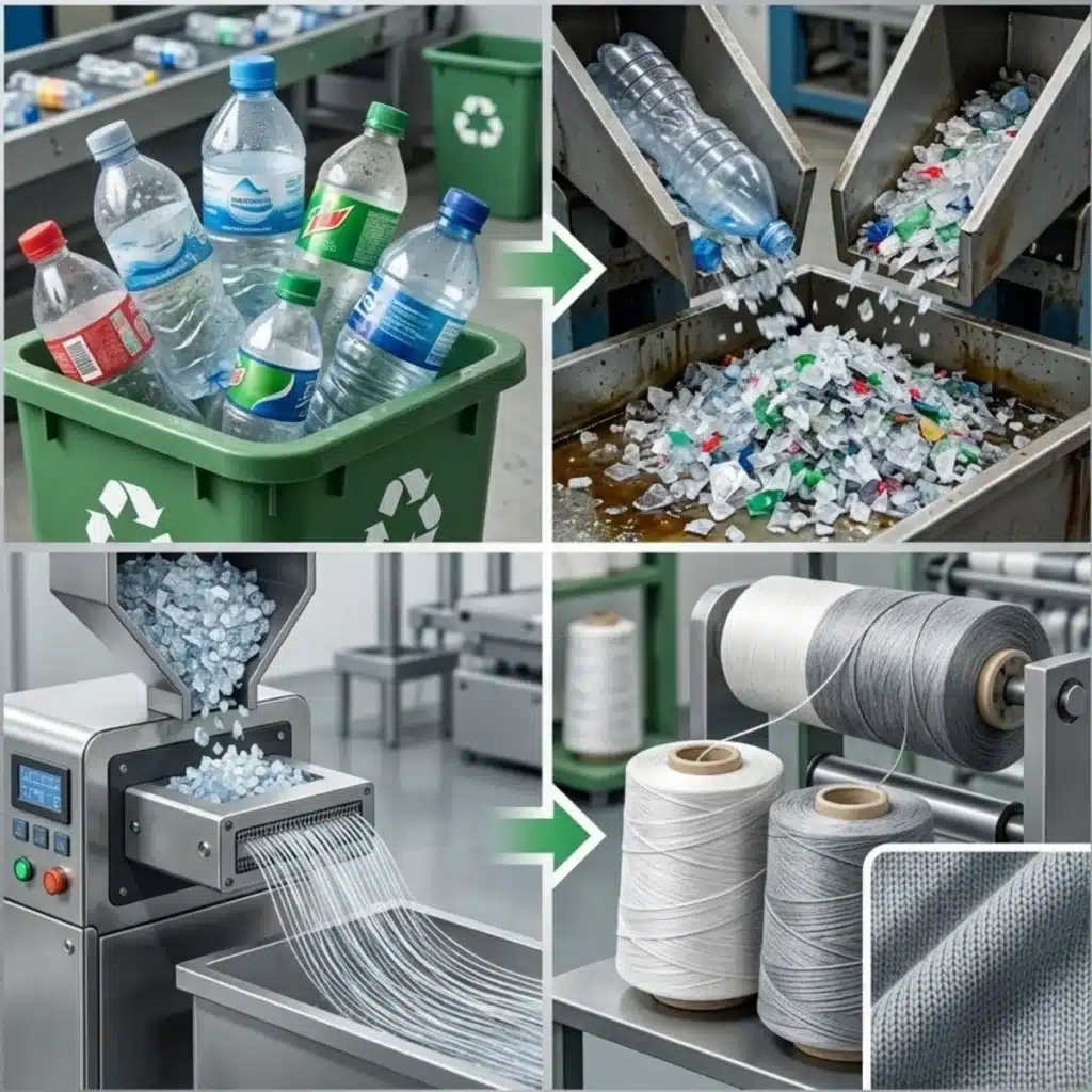 PET bottle recycling process
