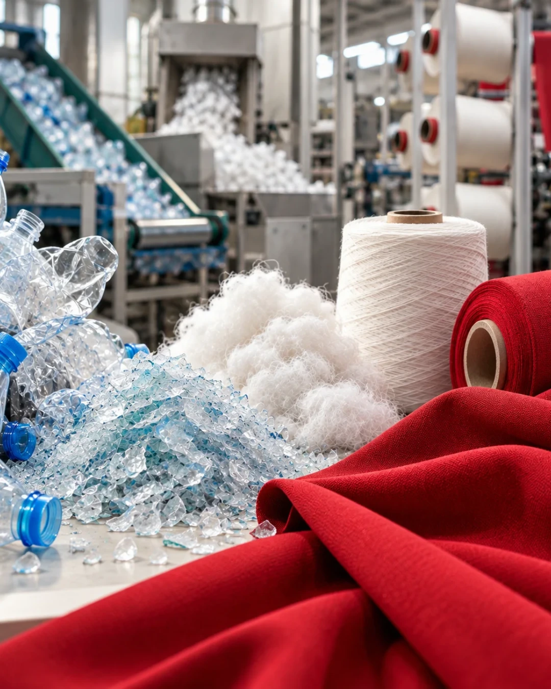how is rPET fabric made